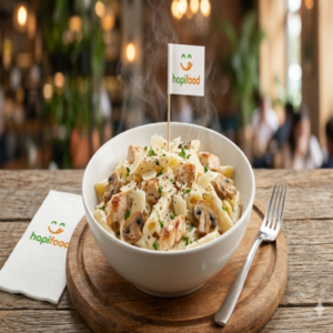 Tavuklu Mantarlı Penne